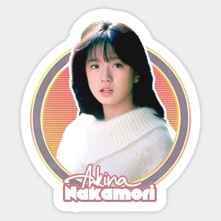 Akina Nakamori 中森明菜 //// Retro J-Pop Fan Art Design Sticker